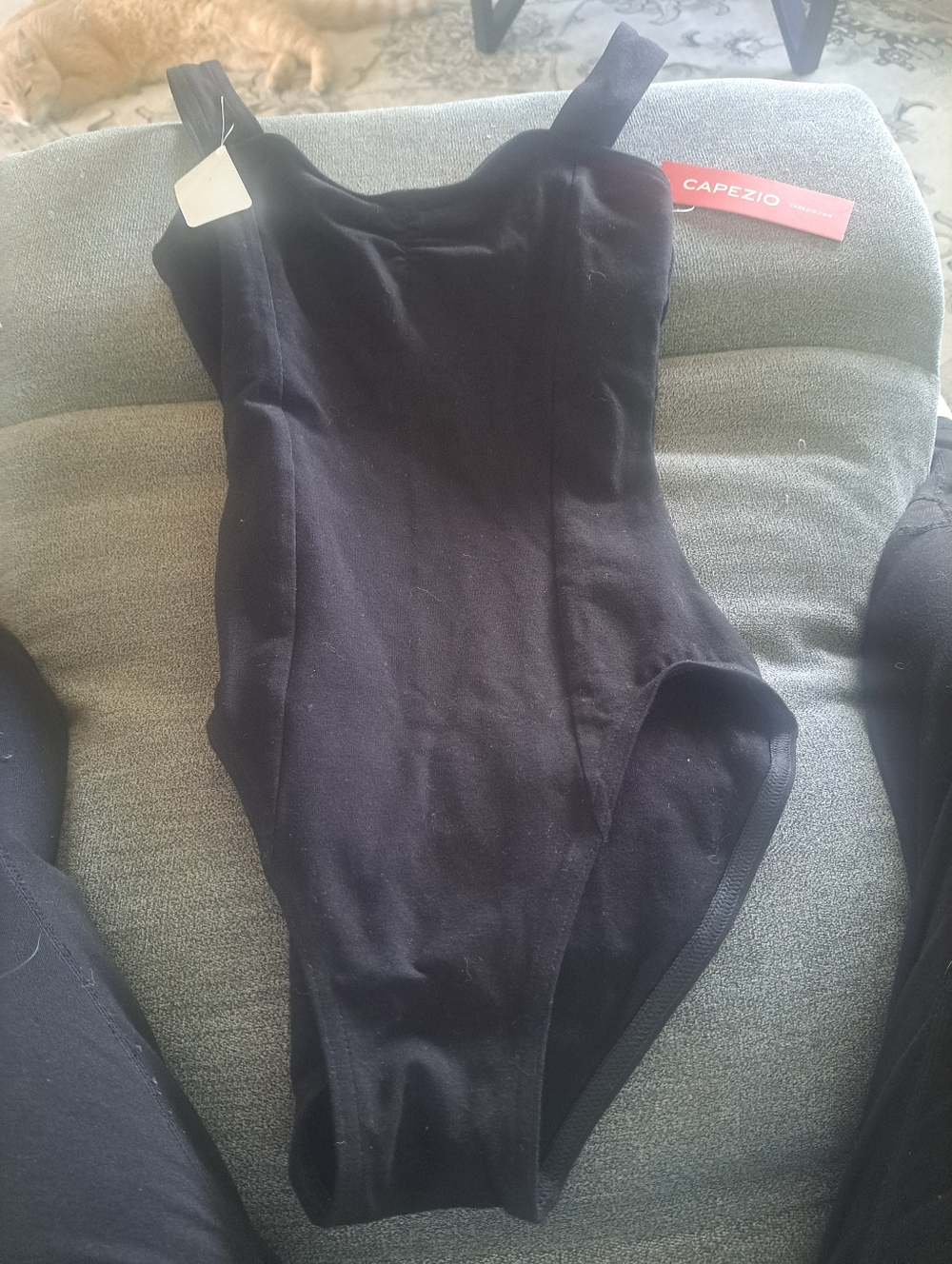 Capezio Girls Black Tank Dance Leotard One-Piece